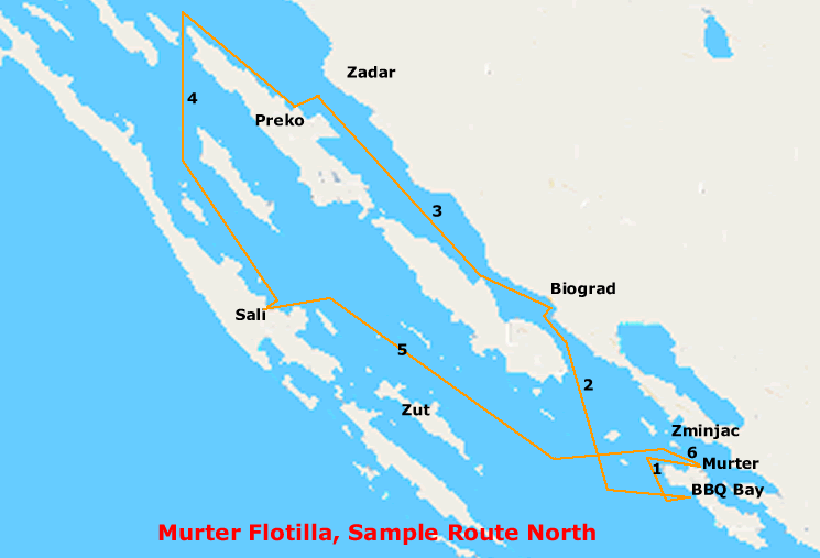 Murter Sample Route North